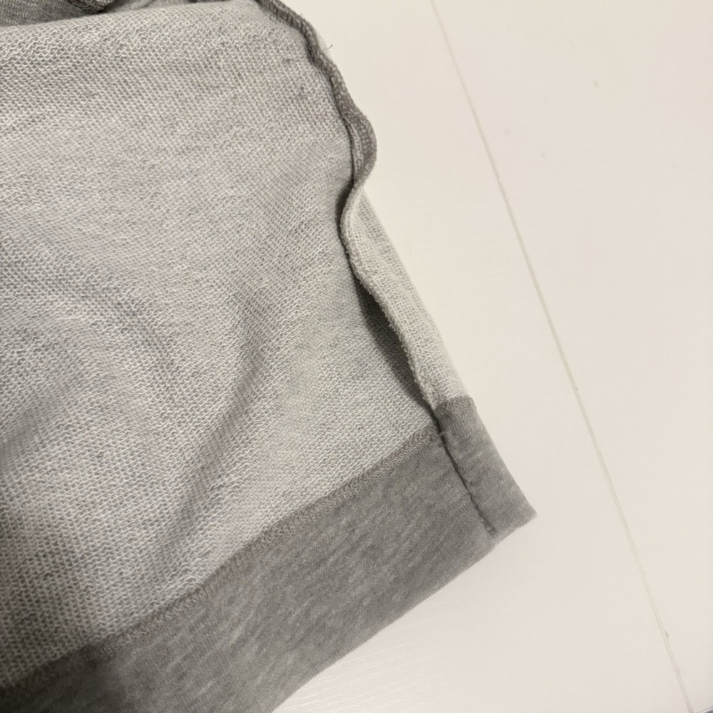 Lusso Atlanta Braves Gray Short Sleeve Sweatshirt Baseball Women's Sz L NWT READ - Picture 16 of 16